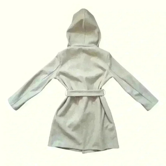 ZARA Soft Hooded Coat Beige small - Picture 2 of 10